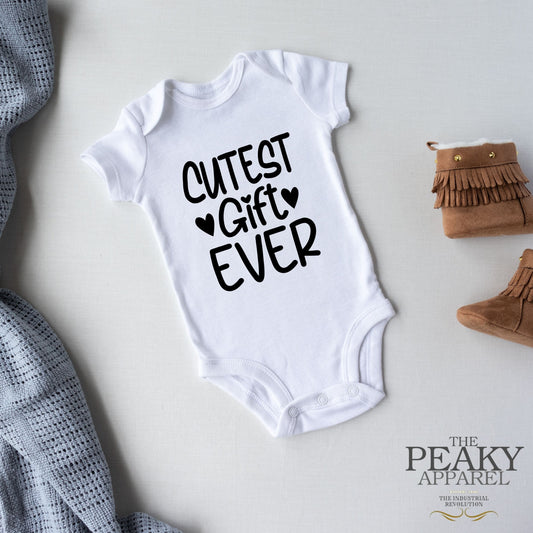 Baby Vest Suit Cutest Gift Ever Design Peaky Apparel