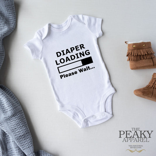 Baby Vest Suit Diaper Loading Design Peaky Apparel