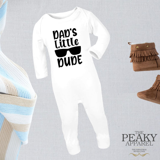 Baby Body Sleeper Suit Dad's Dude Design Peaky Apparel