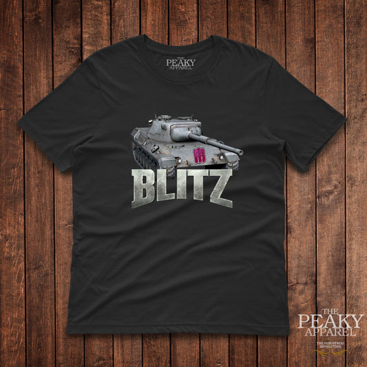 Meadsy69 Leo World of Tanks Blitz T-Shirt Casual Black or White Design Soft Feel Lightweight Quality Material