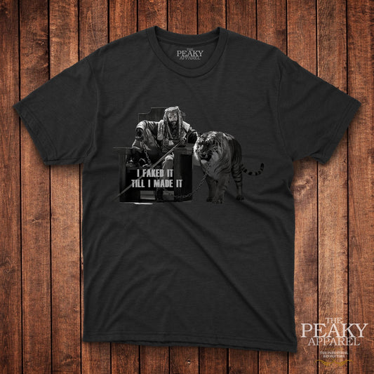 Walking Dead Mens T-Shirt Black or White "EZEKIEL" Design Soft Feel Casual Lightweight Quality Material