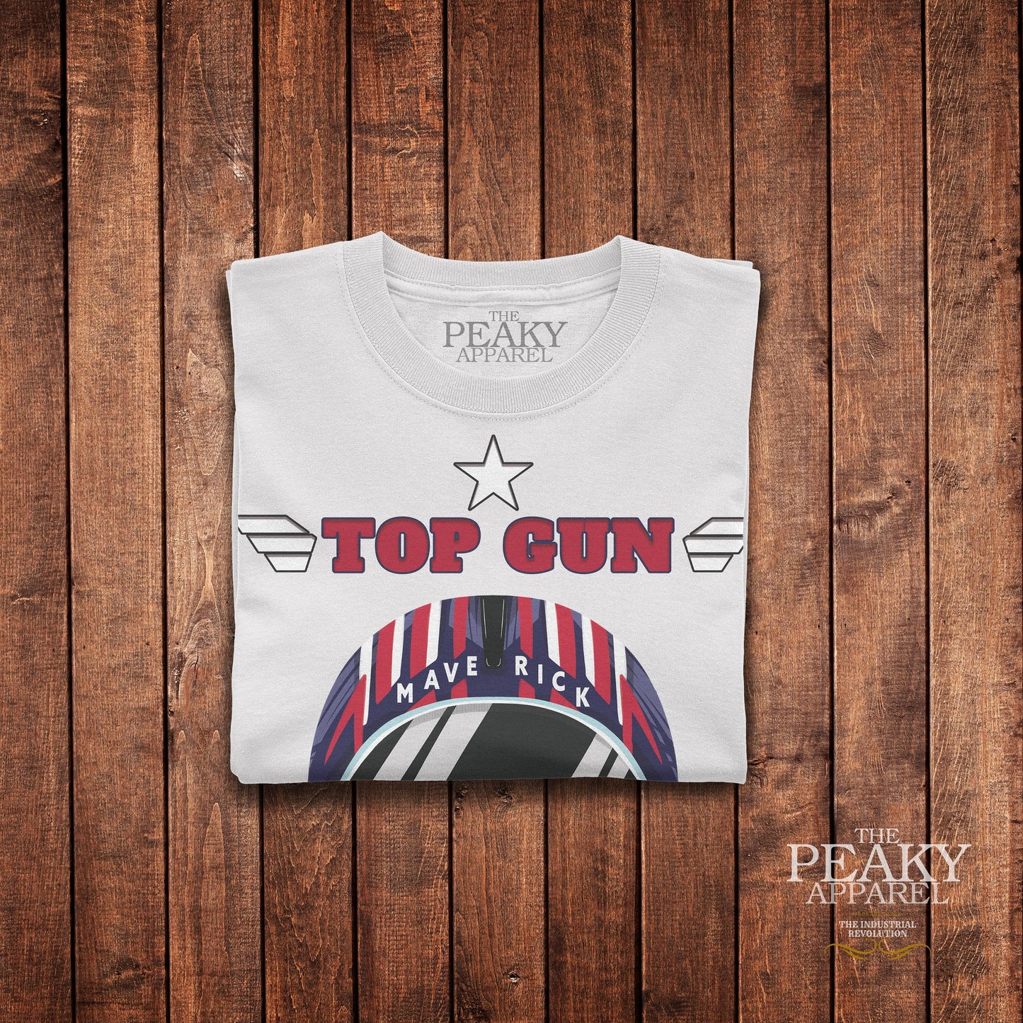 TOP GUN Kids Childs T-Shirt Black or White "MAVERICK" Design Soft Feel Lightweight Quality Material