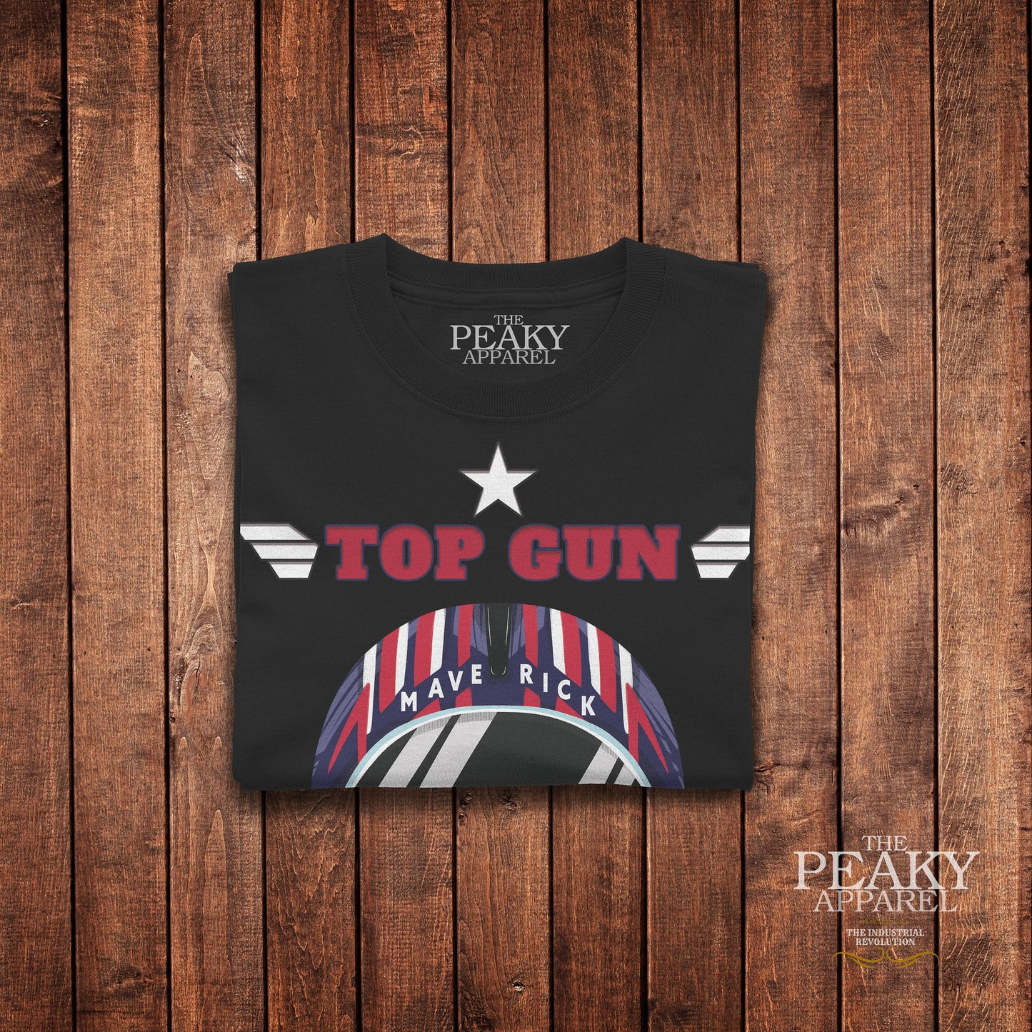 TOP GUN Kids Childs T-Shirt Black or White "MAVERICK" Design Soft Feel Lightweight Quality Material