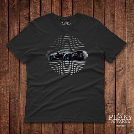 Super Car Nissan Skyline GTR T-Shirt Mens Casual Black or White Design Soft Feel Lightweight Quality Material